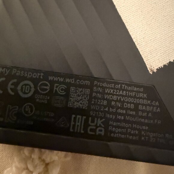 Bundle of 2 WD My Passport 2TB External Hard Drives – Black - Picture 6 of 7